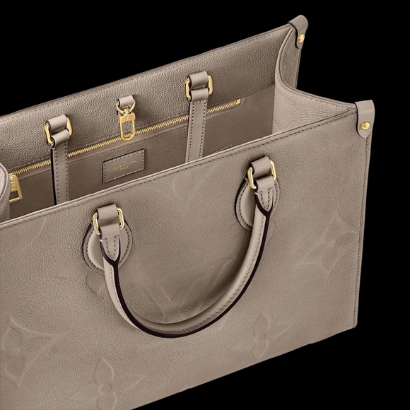 LOUIS VUITTON ON THE GO TOTE - TURTLEDOVE - MM - Picture 6 of 7